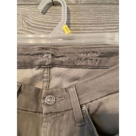 7‎ for all mankind gray pants - Picture 2 of 5